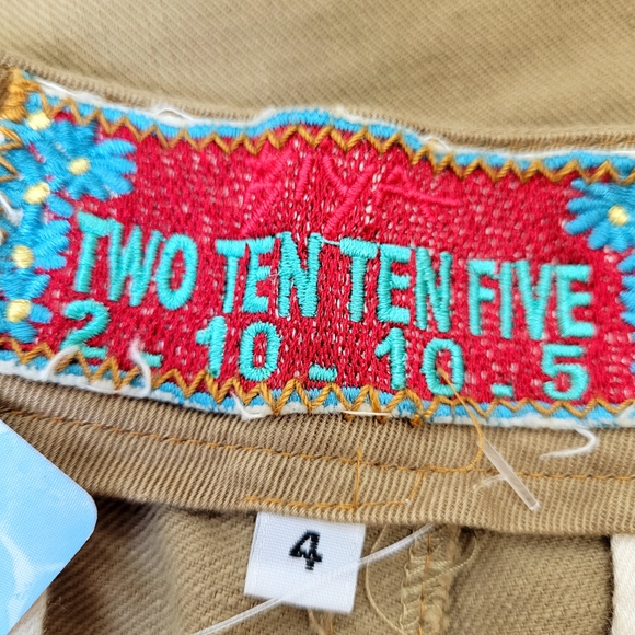 NWT BIYA Johnny Was Two Ten Ten Five Embroidered Studded Flare Bootcut Jeans 4 - Picture 9 of 13